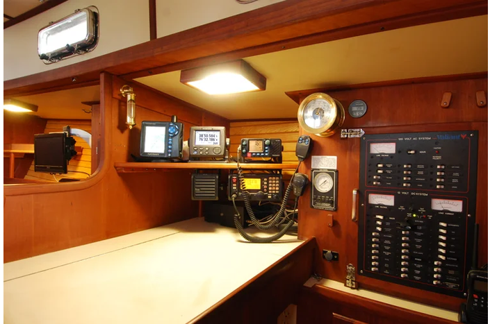 Au Contraire electronics nav station