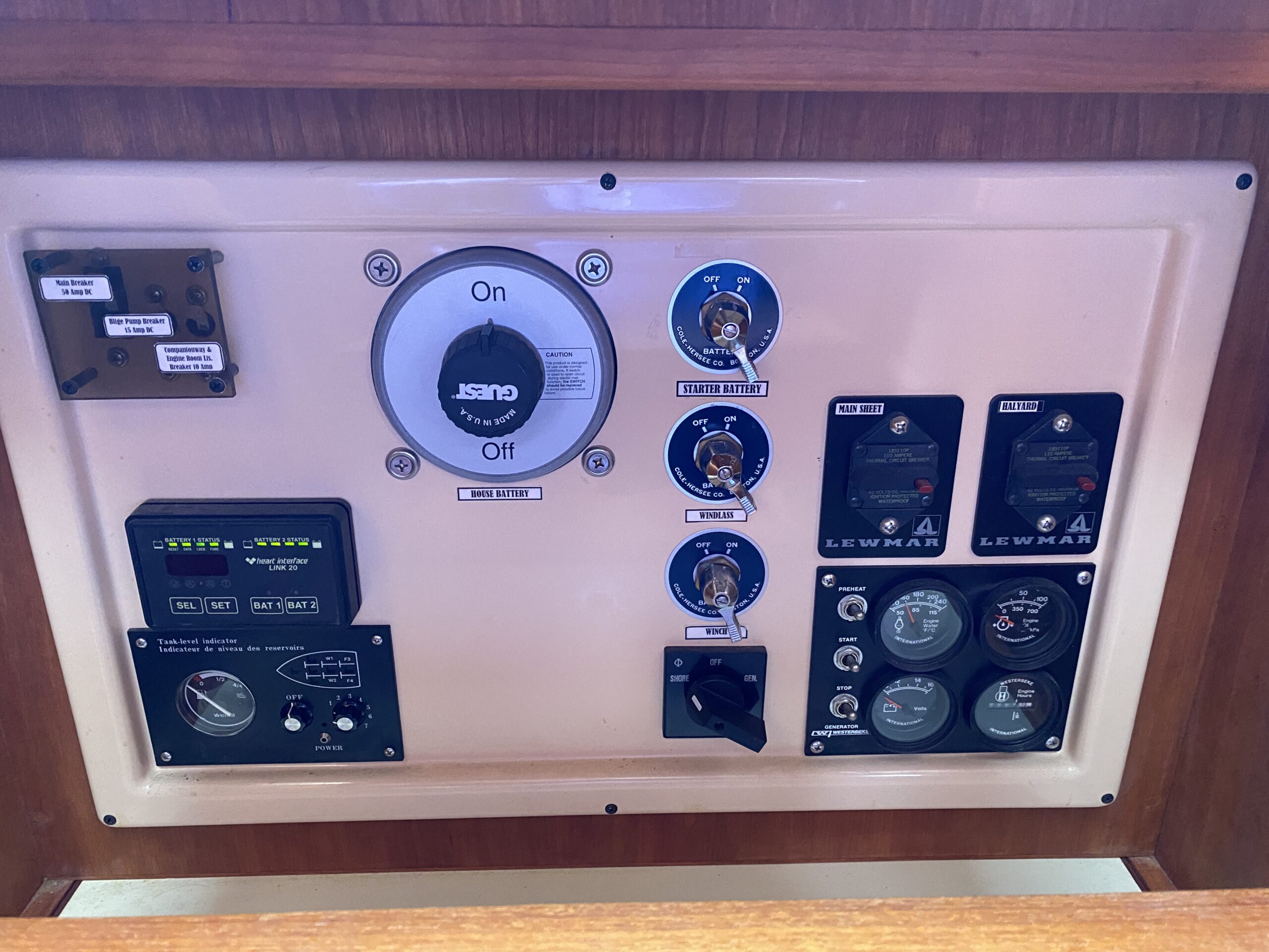 Panel at Stern Behind Ladder