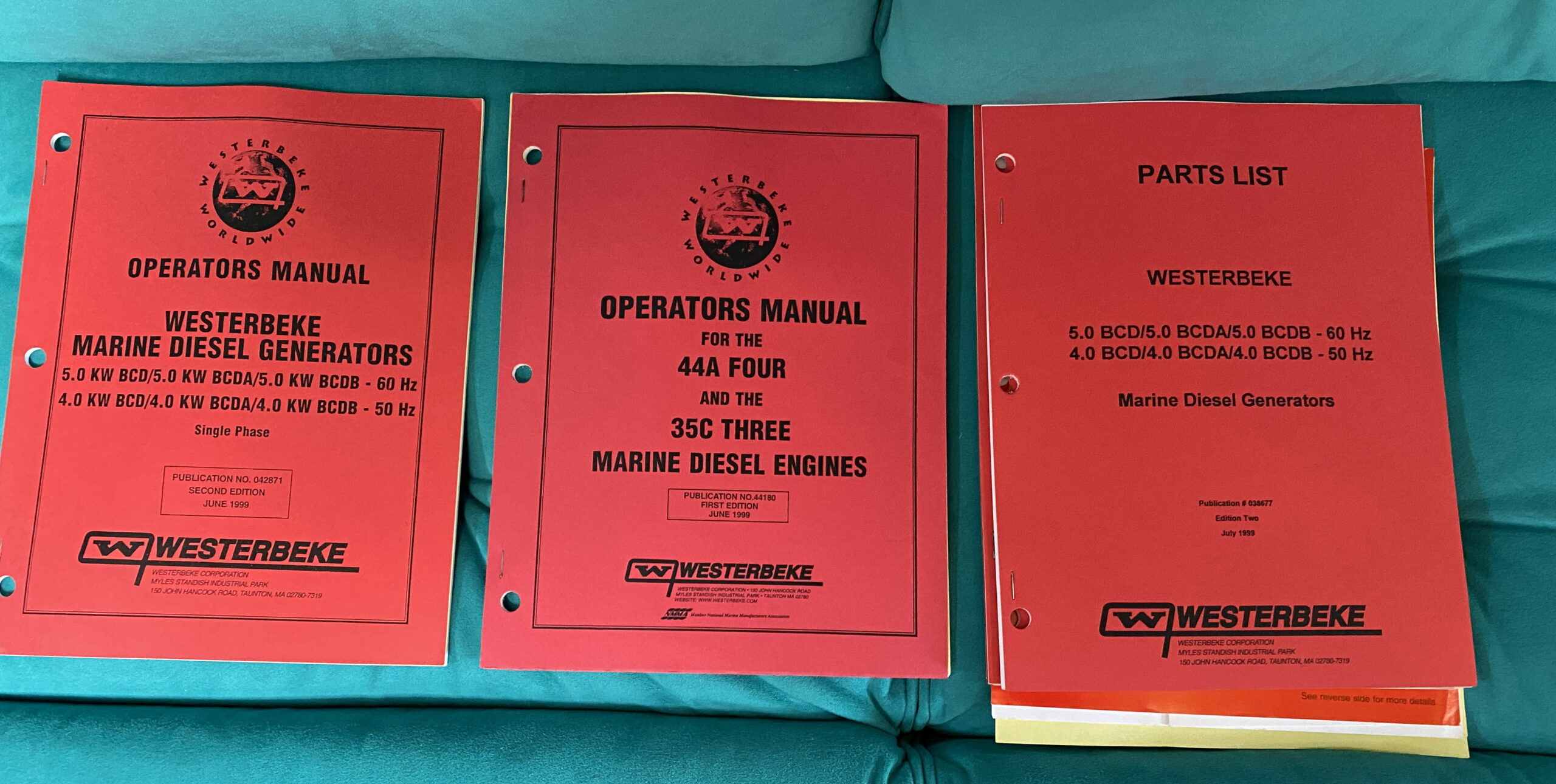 Westerbeke Engine Manuals